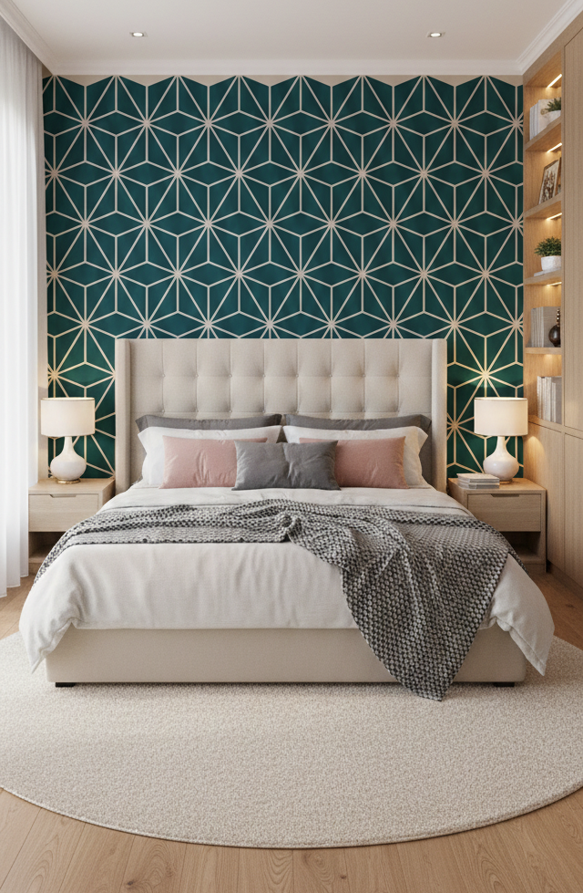 3D Cube Geometric Pattern - Image 1