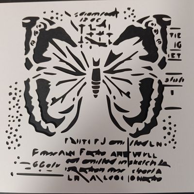 Anatómiai Pillangó Grunge Sablon