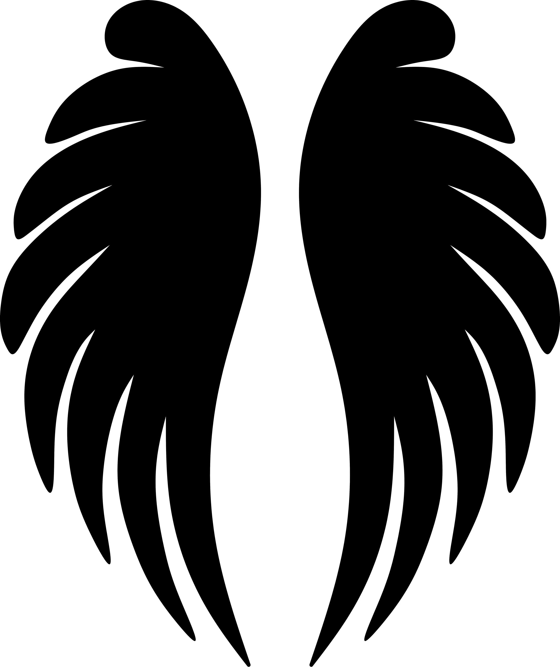 Angel Wings Stencil