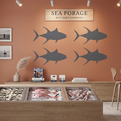 Pochoir Poisson Ange