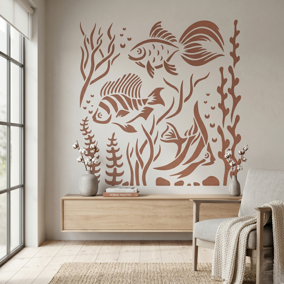 Underwater Fish Stencil - Image 2