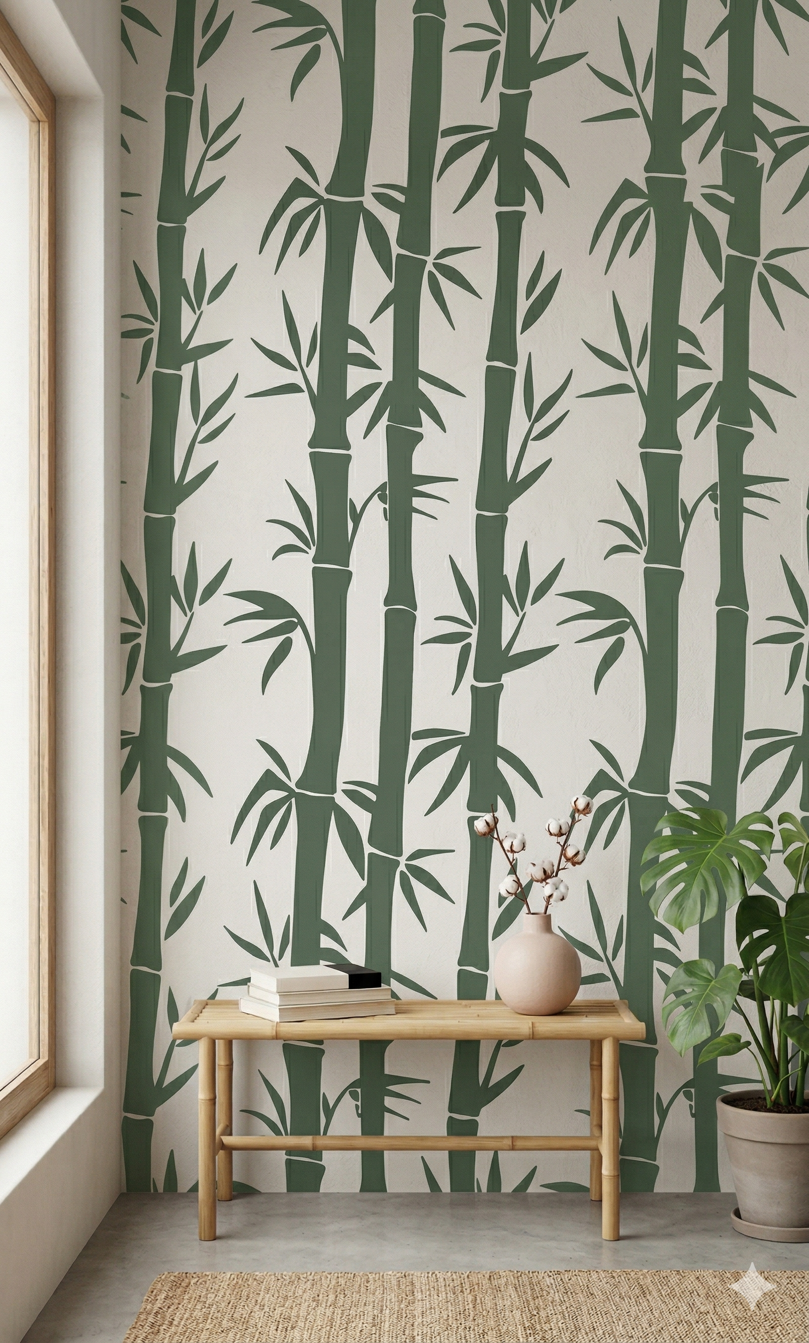 Στένσιλ Δέντρου Μπαμπού - Image 2