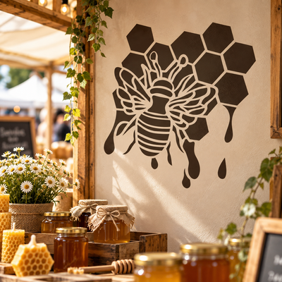 Honeybee Stencil