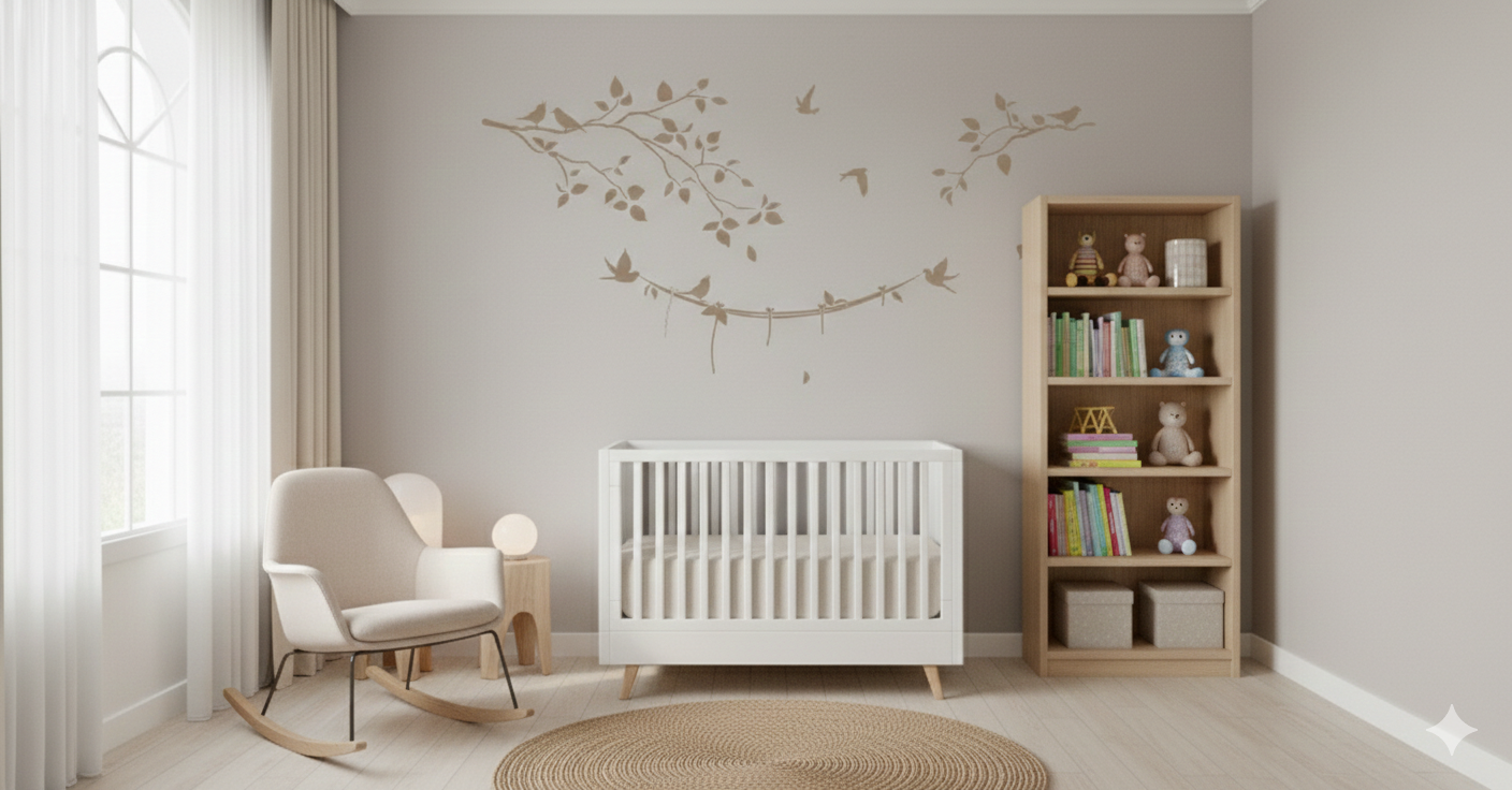 Birds and Leaves Stencil - Image 4