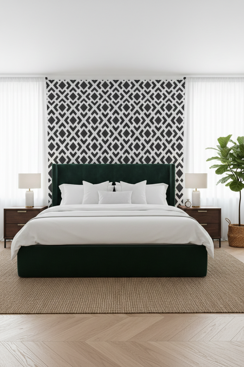 Quadratisches Muster Schablone