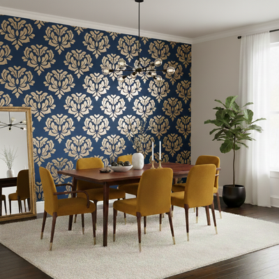 Pochoir Damask 05