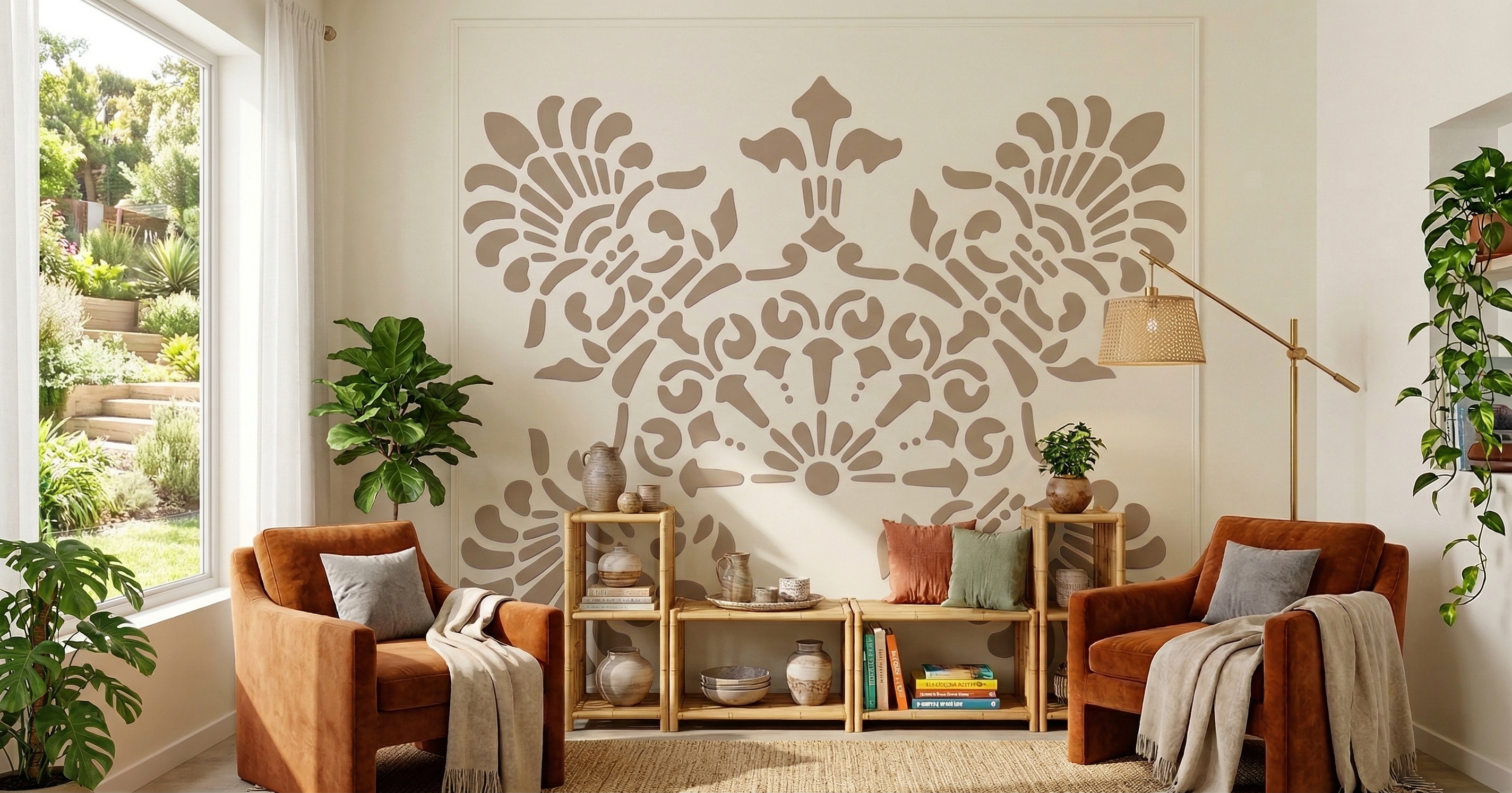 Pochoir Ornemental Flourish