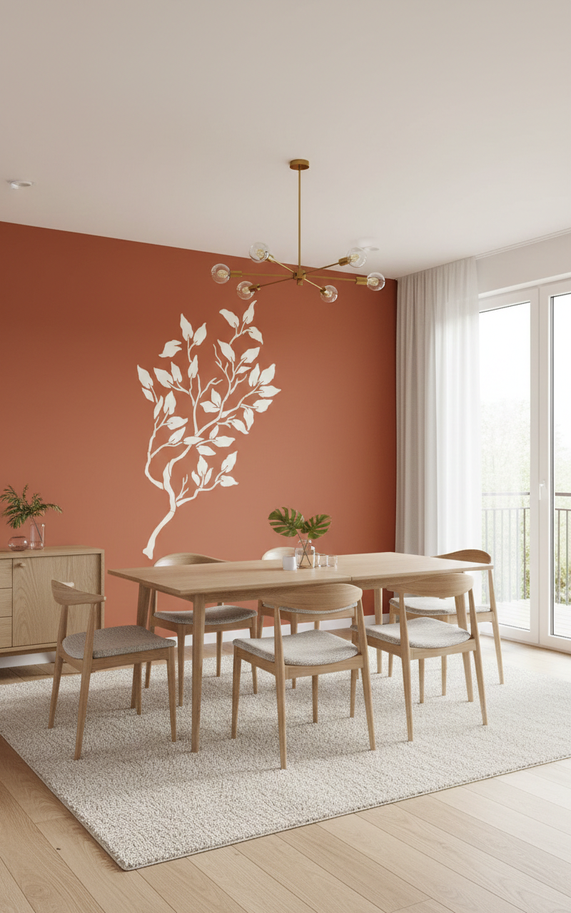 Leafy Branch Stencil - Image 2