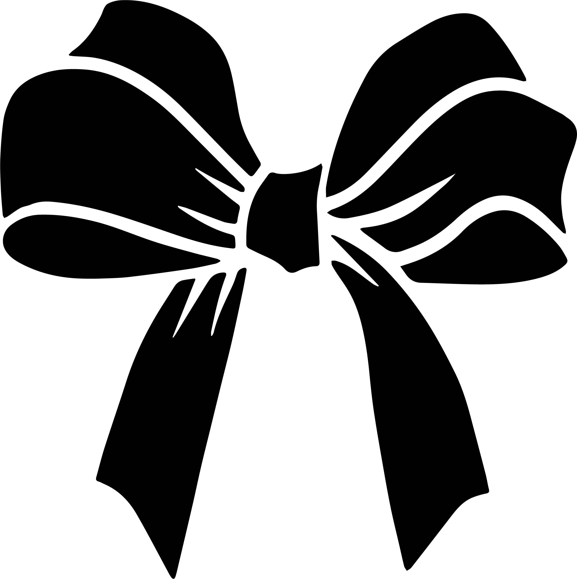 Bow Ribbon Stencil