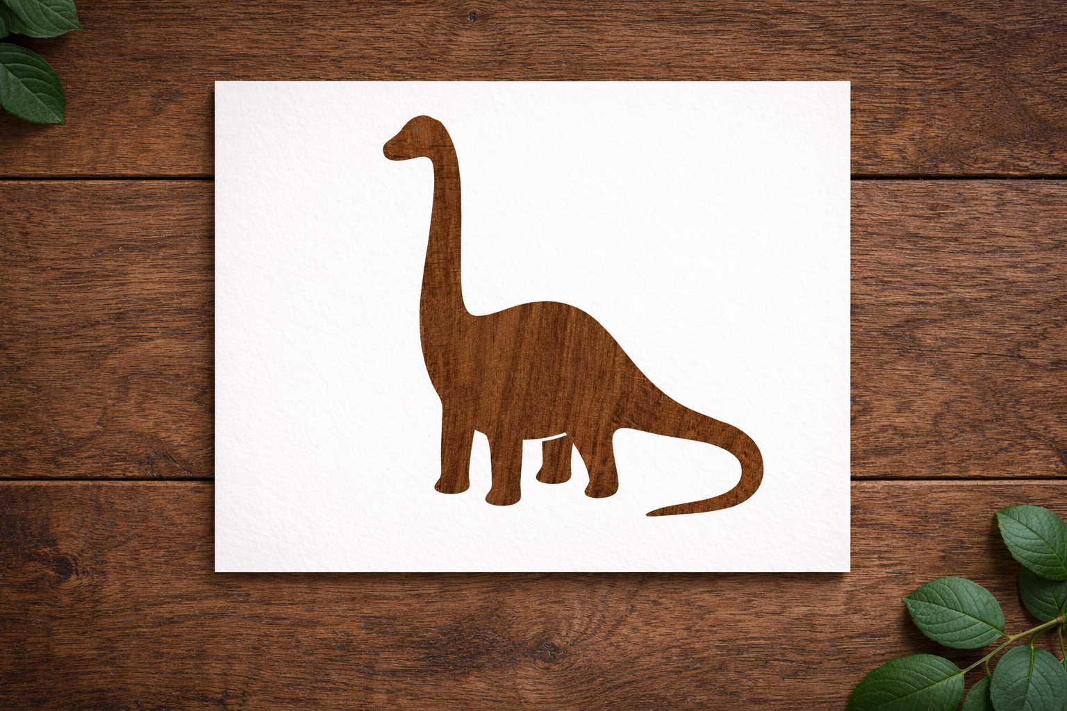 Brachiosaurus Dinosaur Stencil