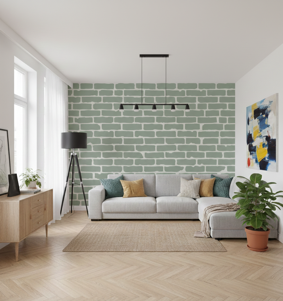 Brick Wall Stencil - Image 4