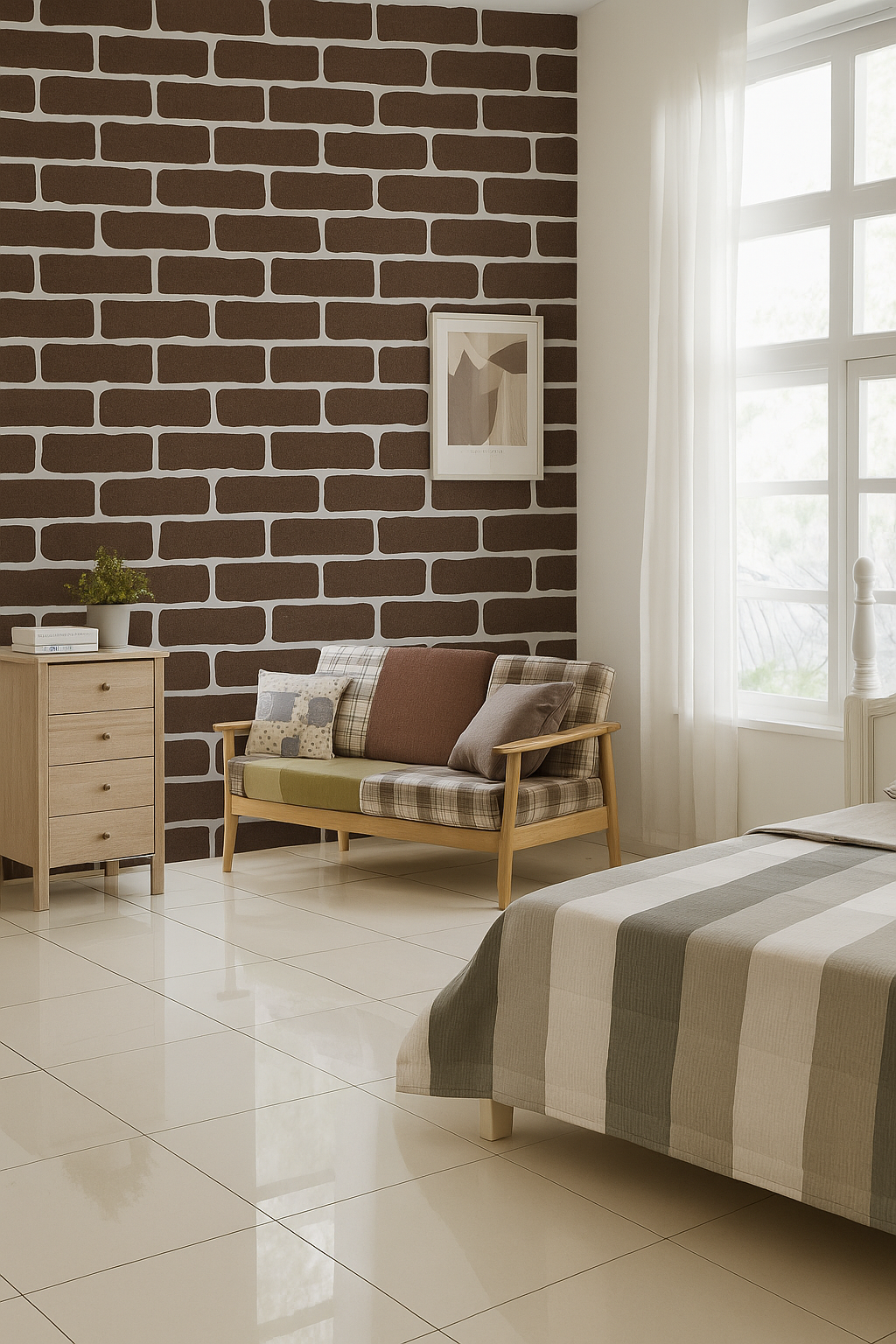 Brick Wall Stencil - Image 3