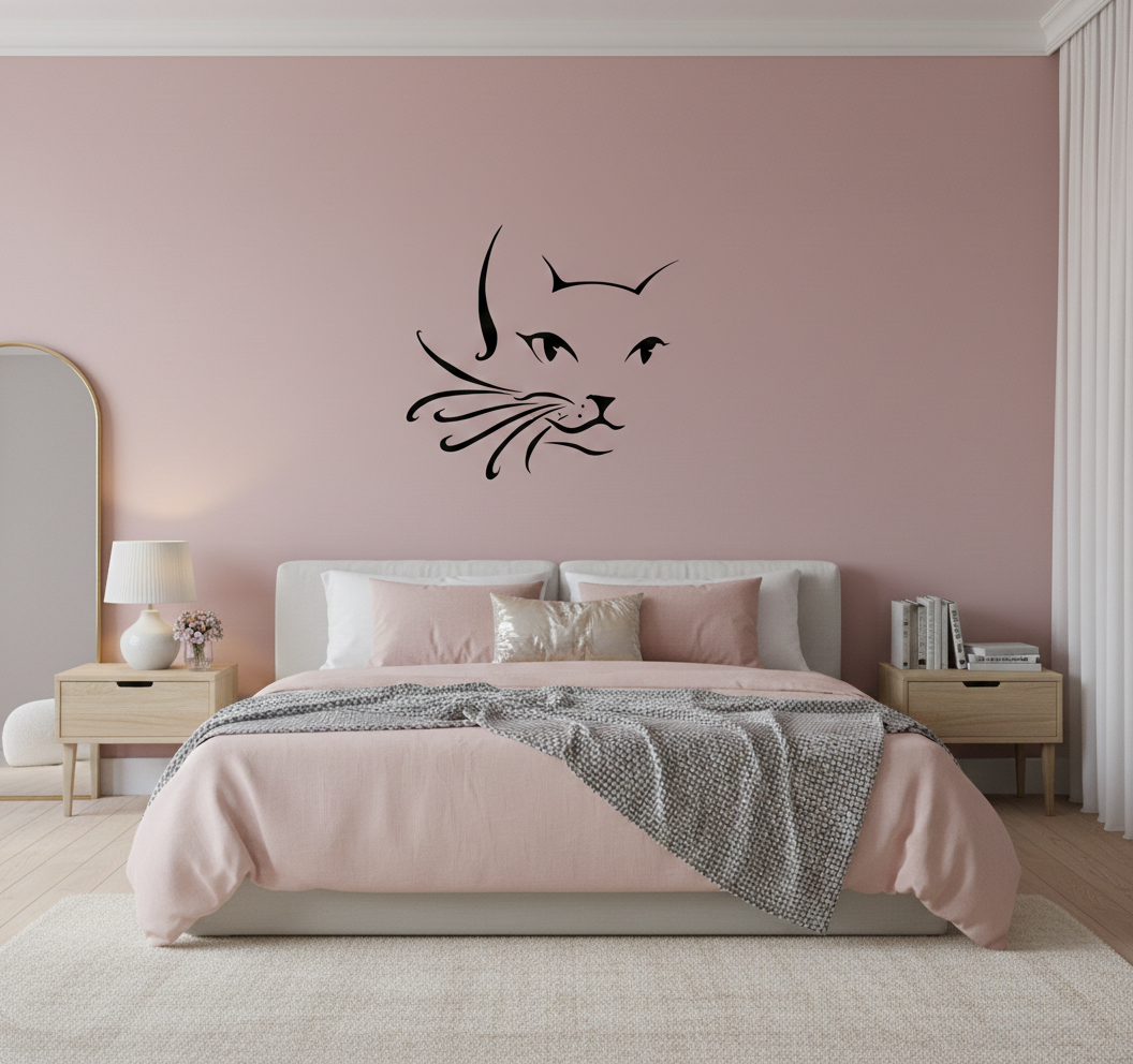 Cat Face Stencil - Image 1