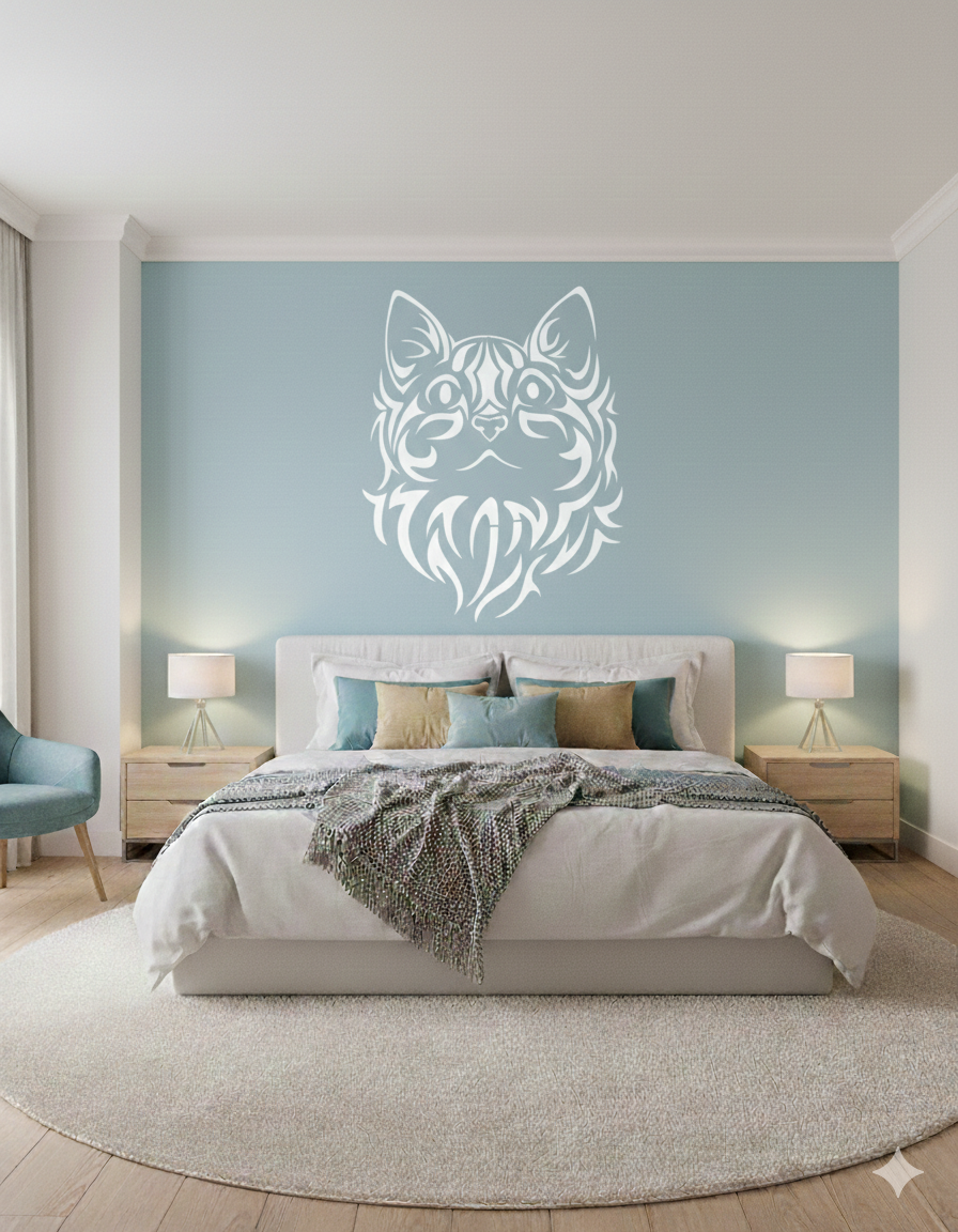 Decorative Cat Stencil - Image 2
