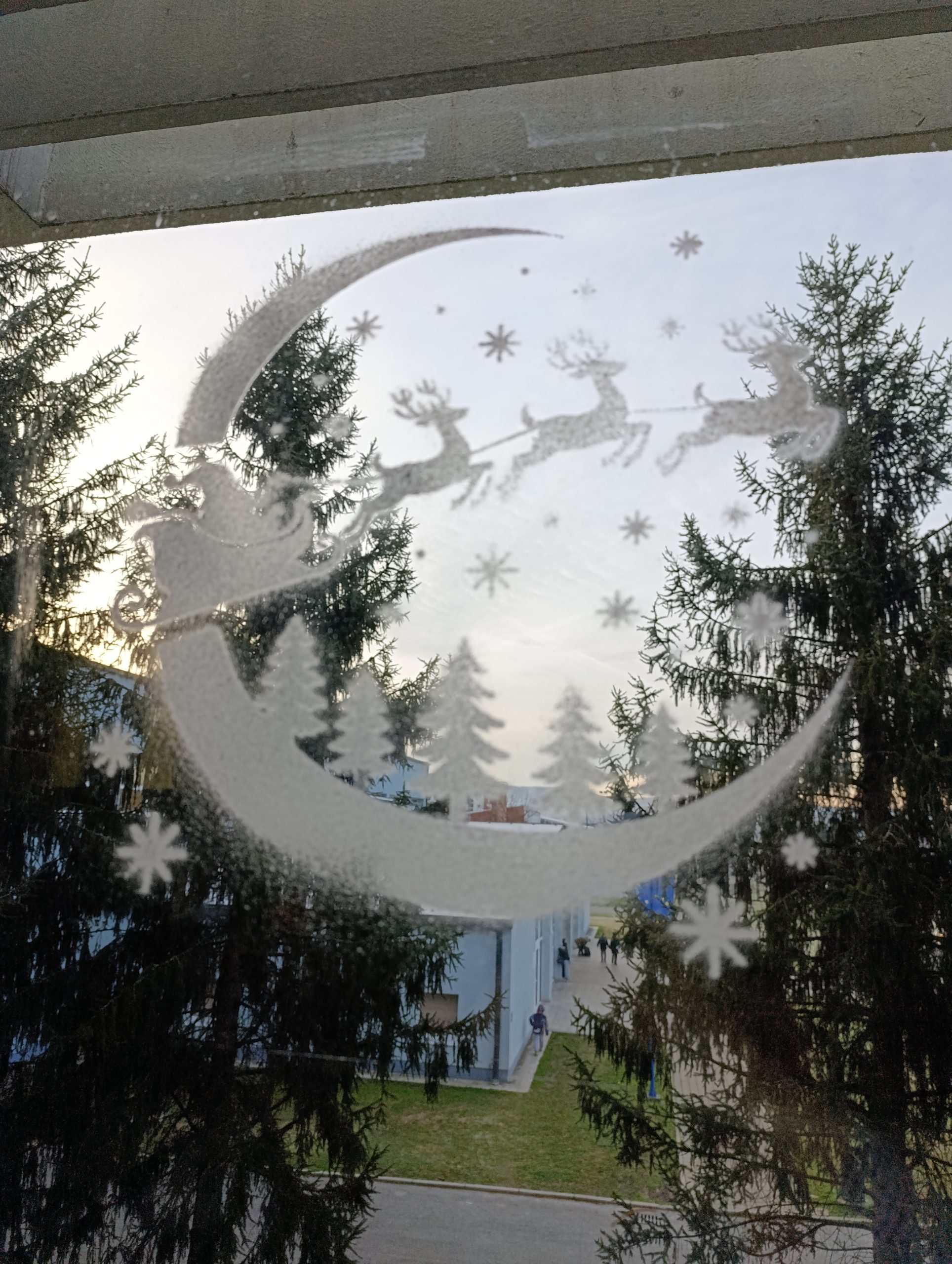 Santa Claus Stencil – Moon & Reindeer - Image 3