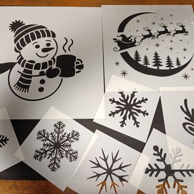 Julevinduesstencils