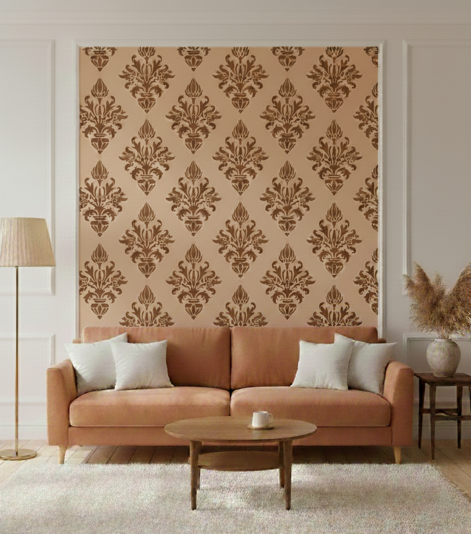 Damask Stencil 21 - Image 1