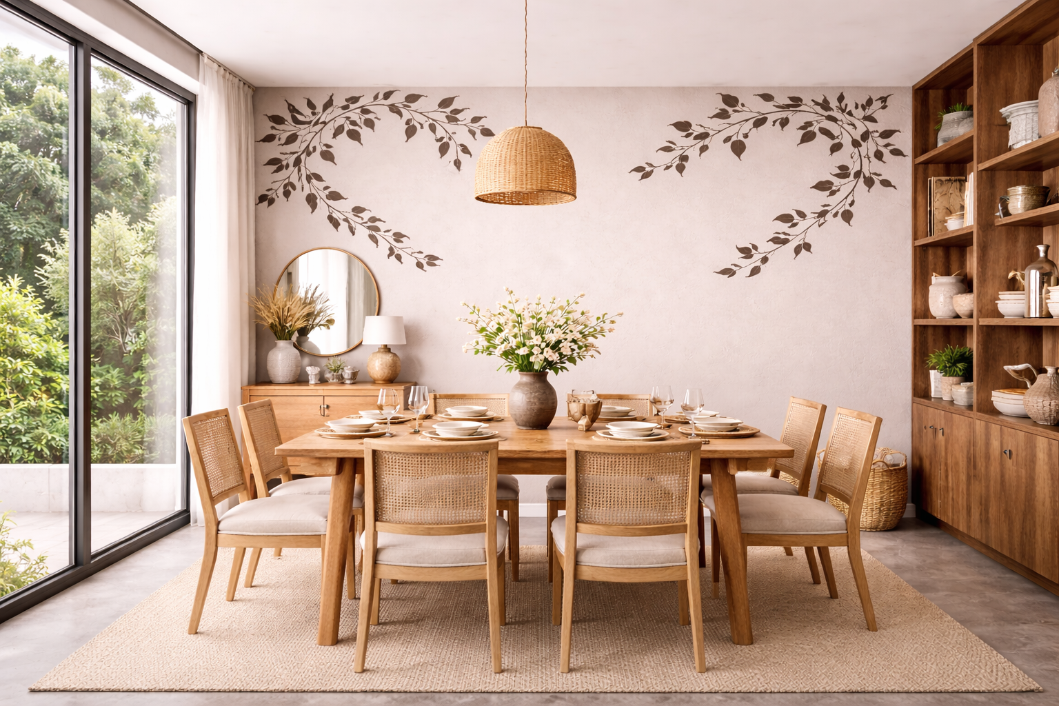 Clematis Vine Stencil