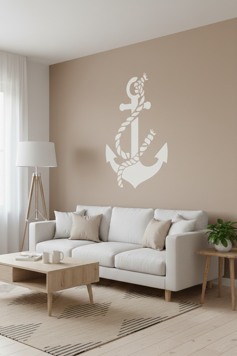 Anchor with Twisted Rope Stencil - Image 3