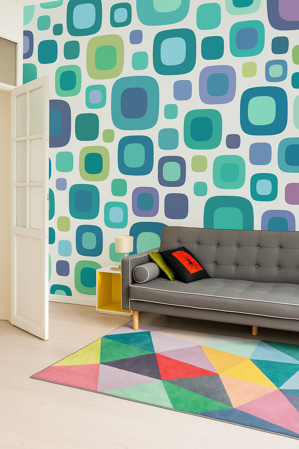 Retro Square Stencil Set - Image 2