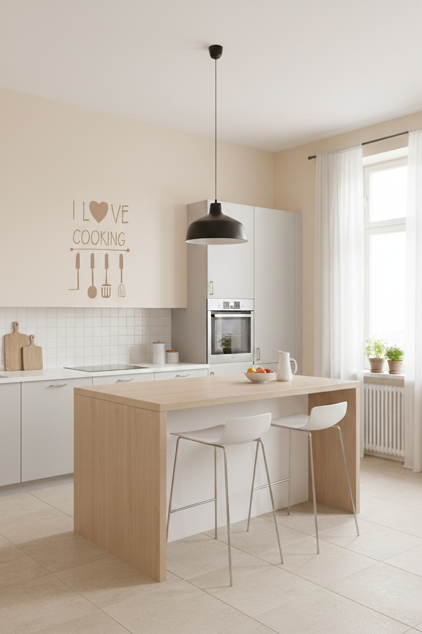 I Love Cooking Stencil - Image 2