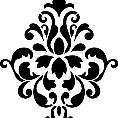 Damasko trafaretas 18