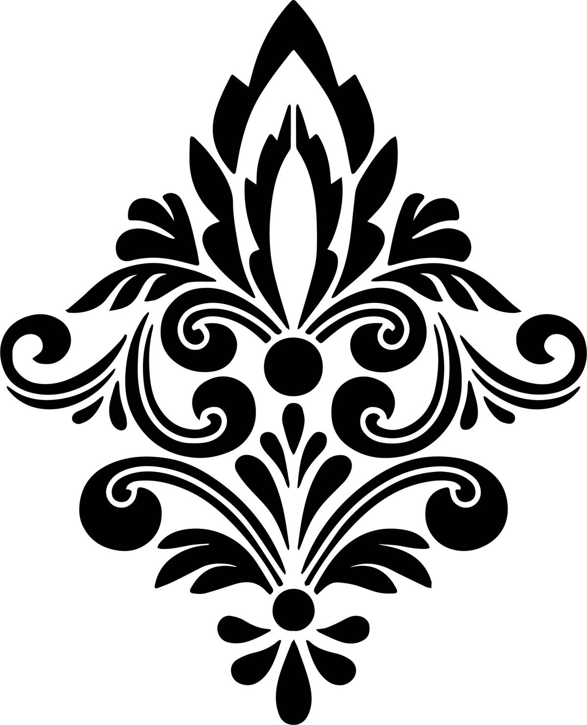 Damask Stencil 19