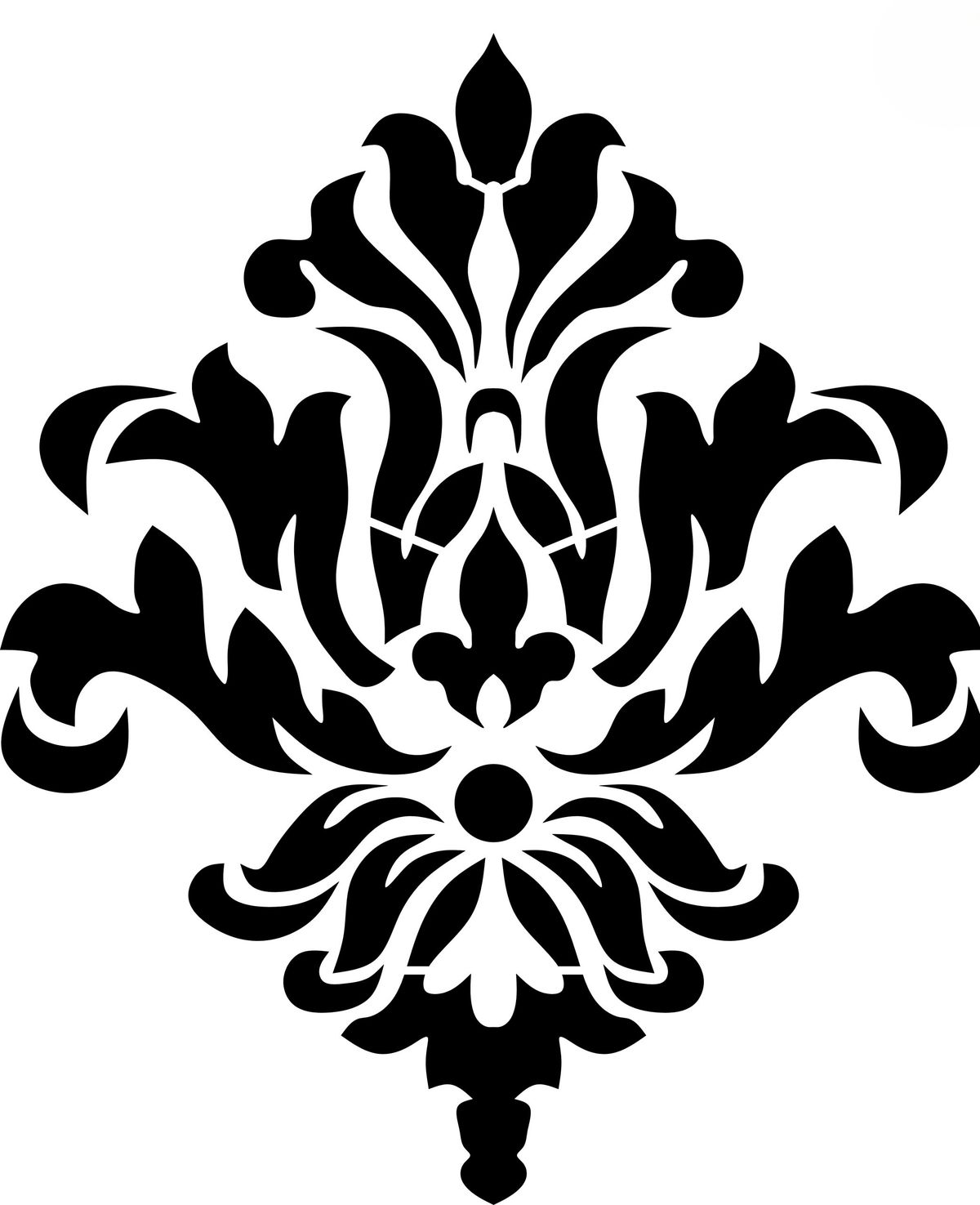 Damask Stencil 23