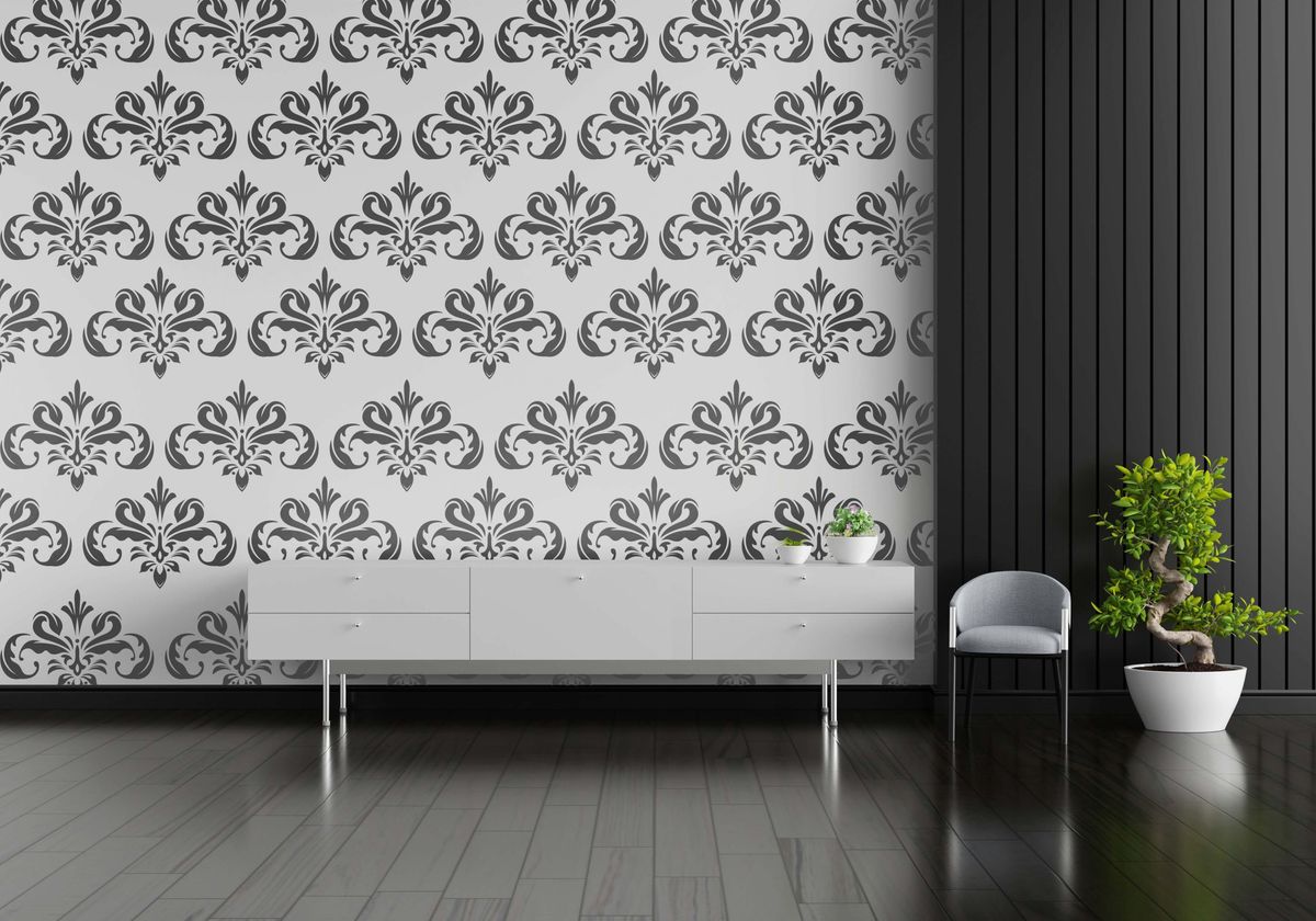 Damask Stencil 13