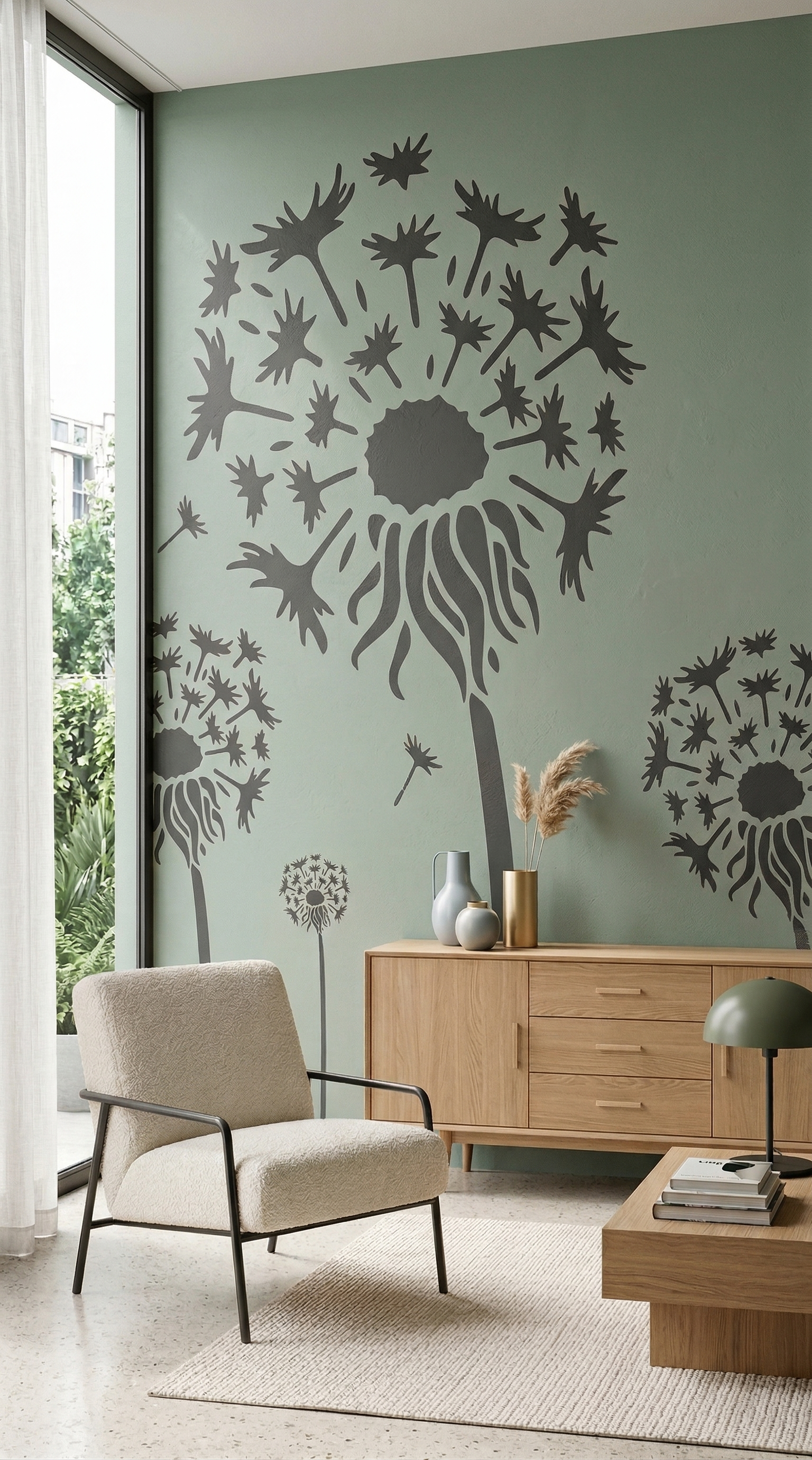 Dandelion Stencil - Image 2