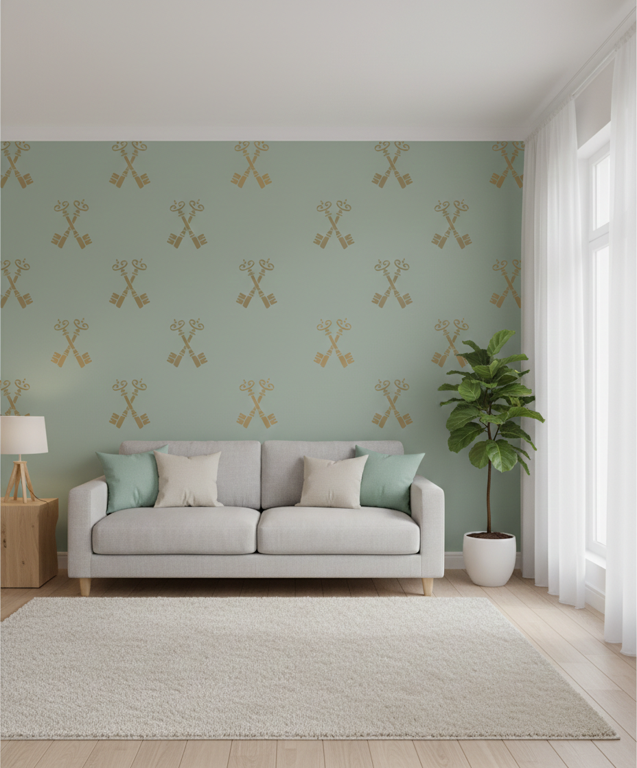 Antique Keys Stencil - Image 5