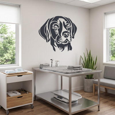Stencil de Parede Retrato de Cachorro