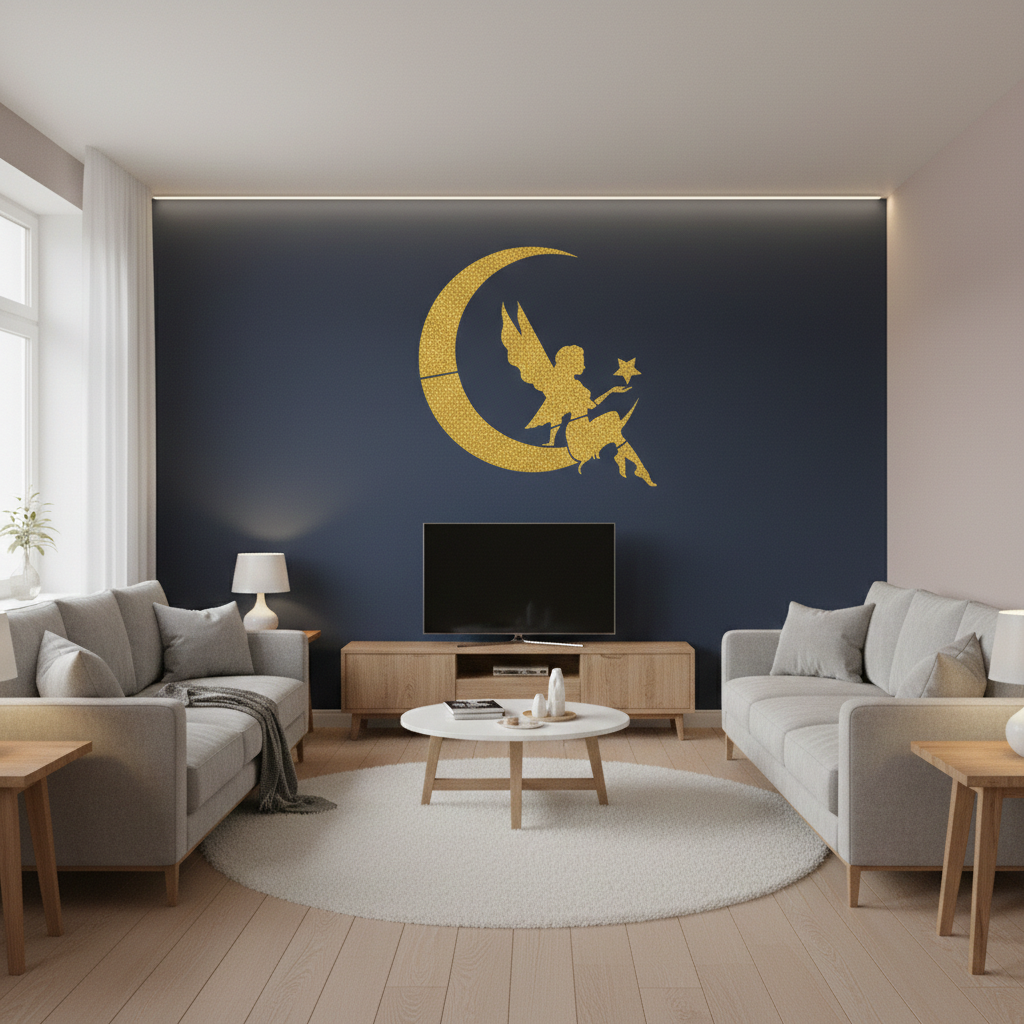 Fairy on the Moon Stencil - Image 4