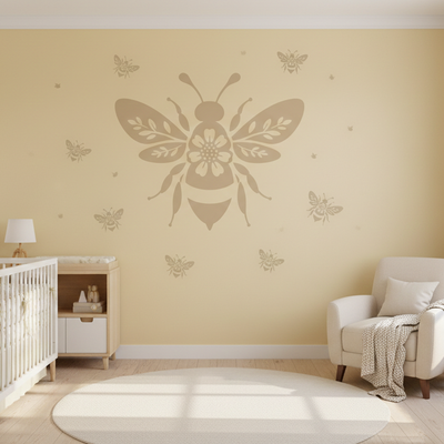 Stencil Reutilizável de Abelha