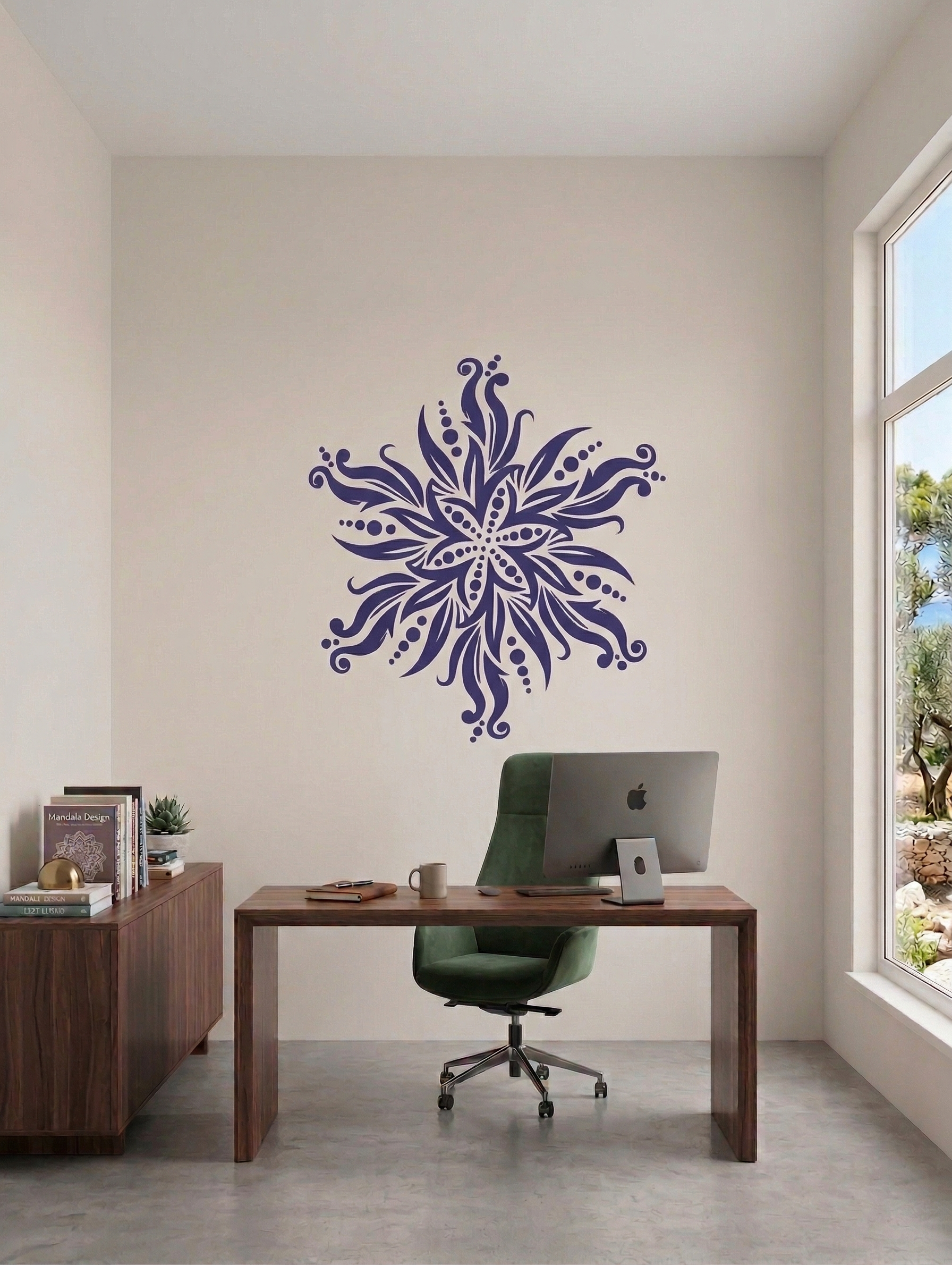 Sea Star Swirl Stencil - Image 2