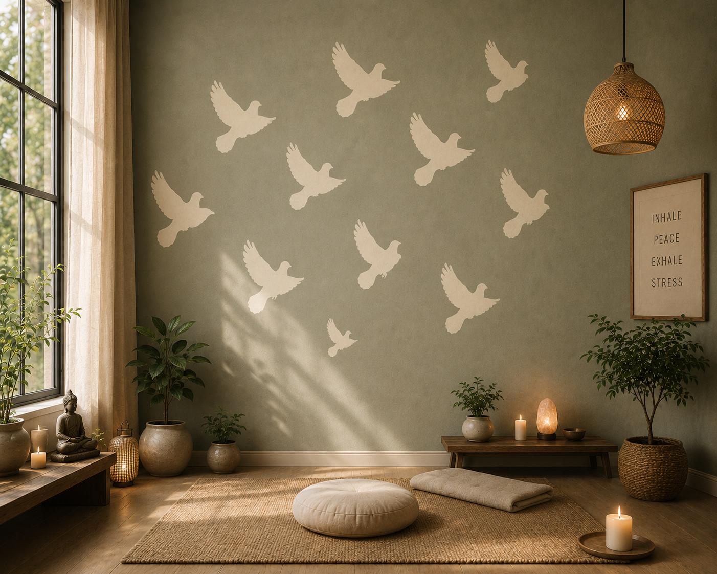 Flying Dove Stencil - Image 2