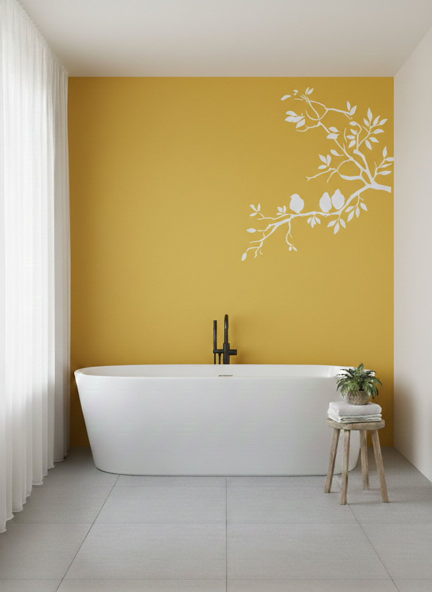 Bird Family Stencil - Image 2