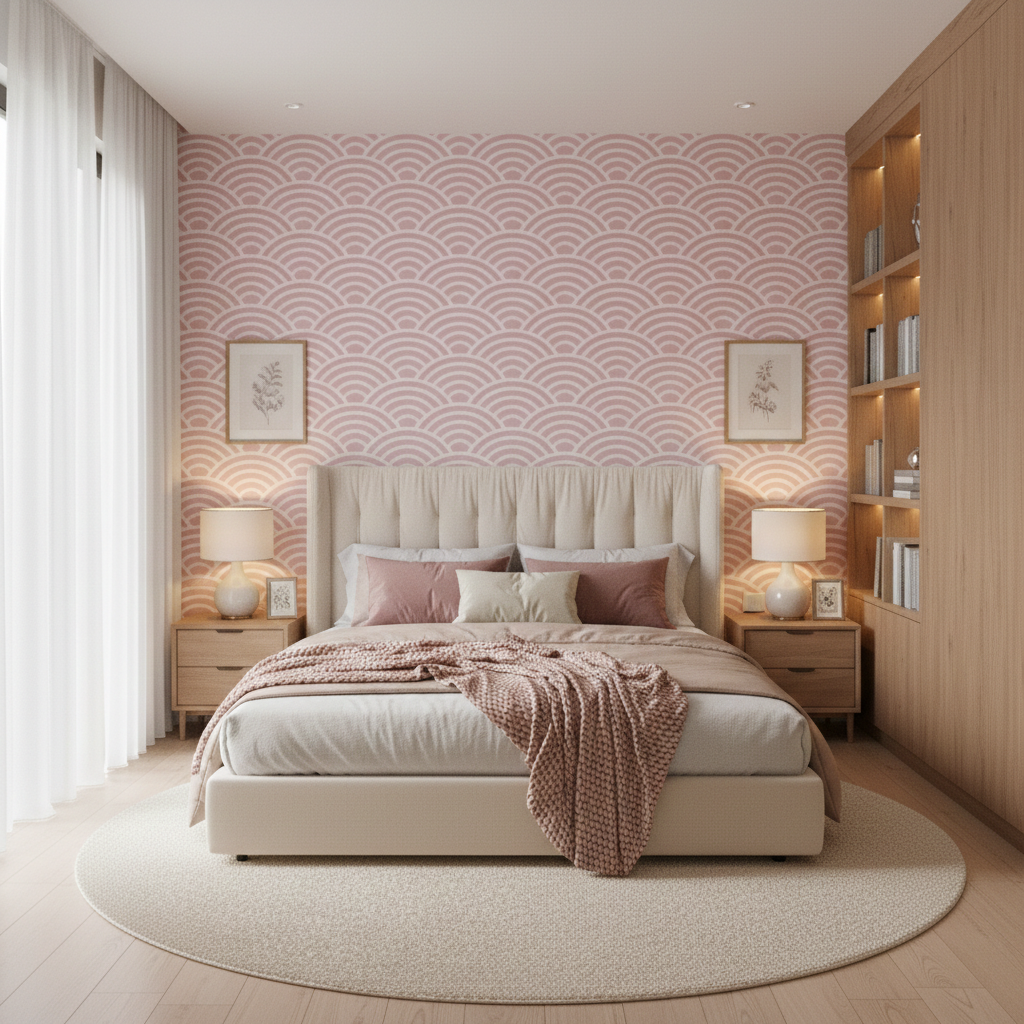 Geometric Wave Pattern Stencil - Image 4