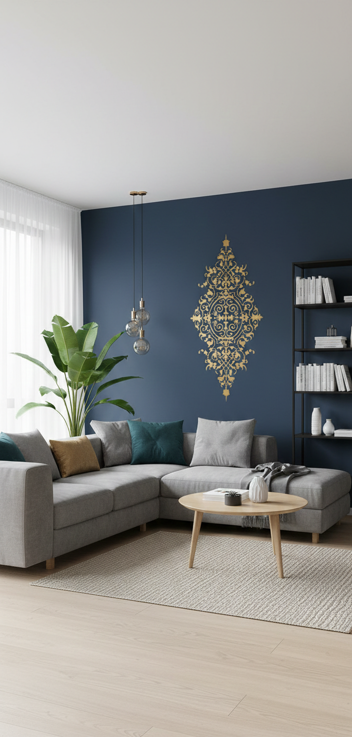 Ornamentāls Damaskas Trafarets - Image 3