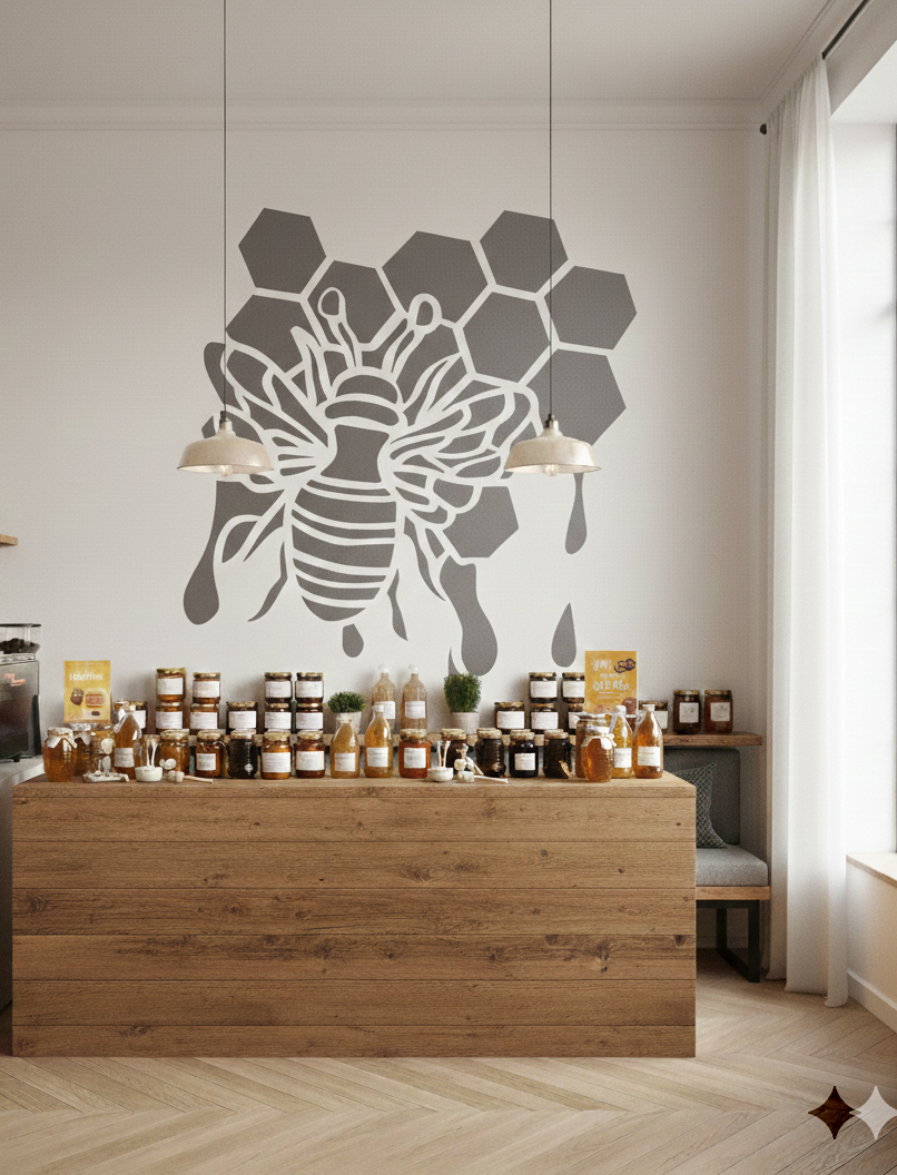 Honeybee Stencil - Image 3