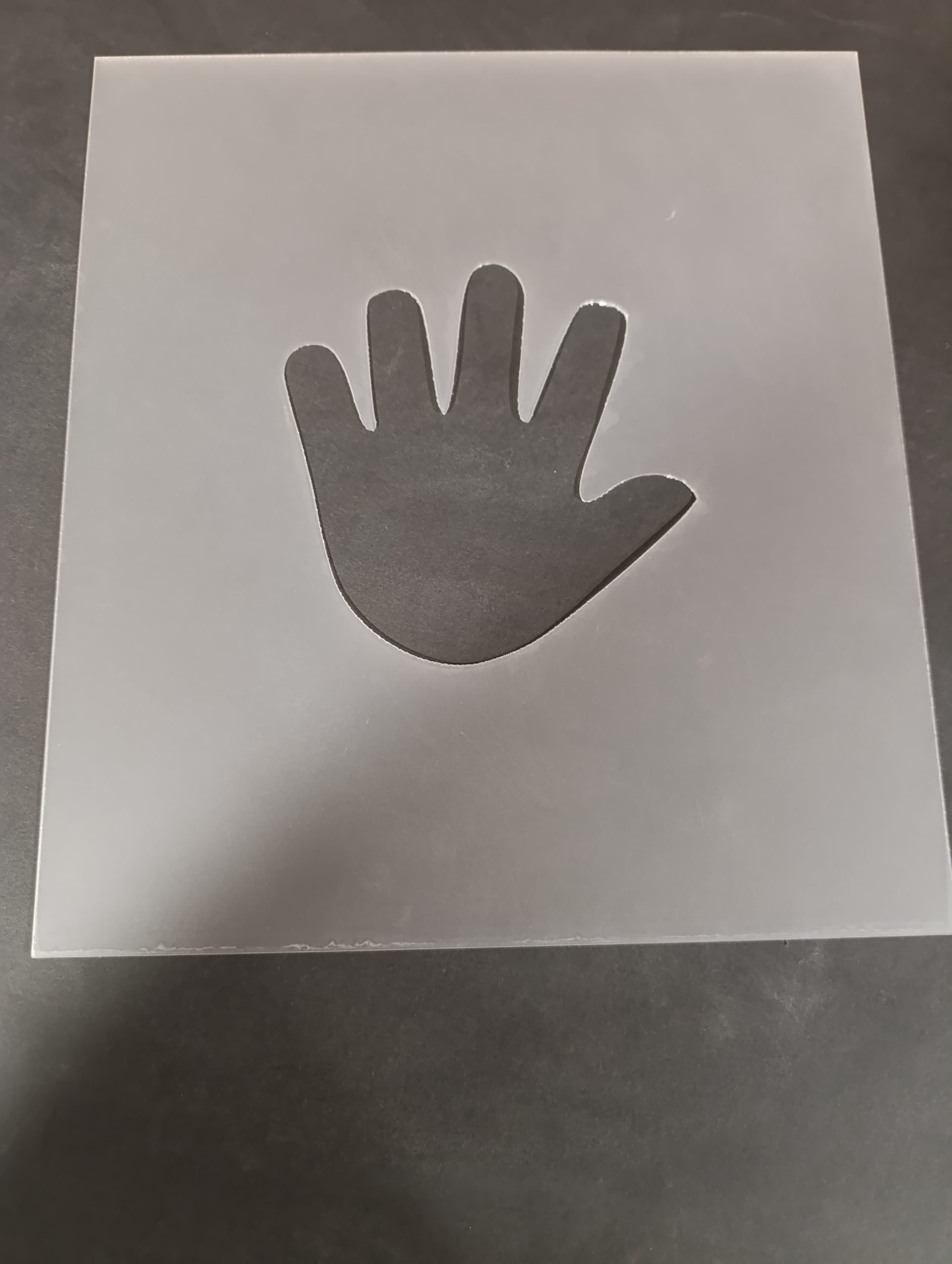 Handprint Stencil – Reusable Template for Kids Crafts, Walls & DIY Projects - Image 2