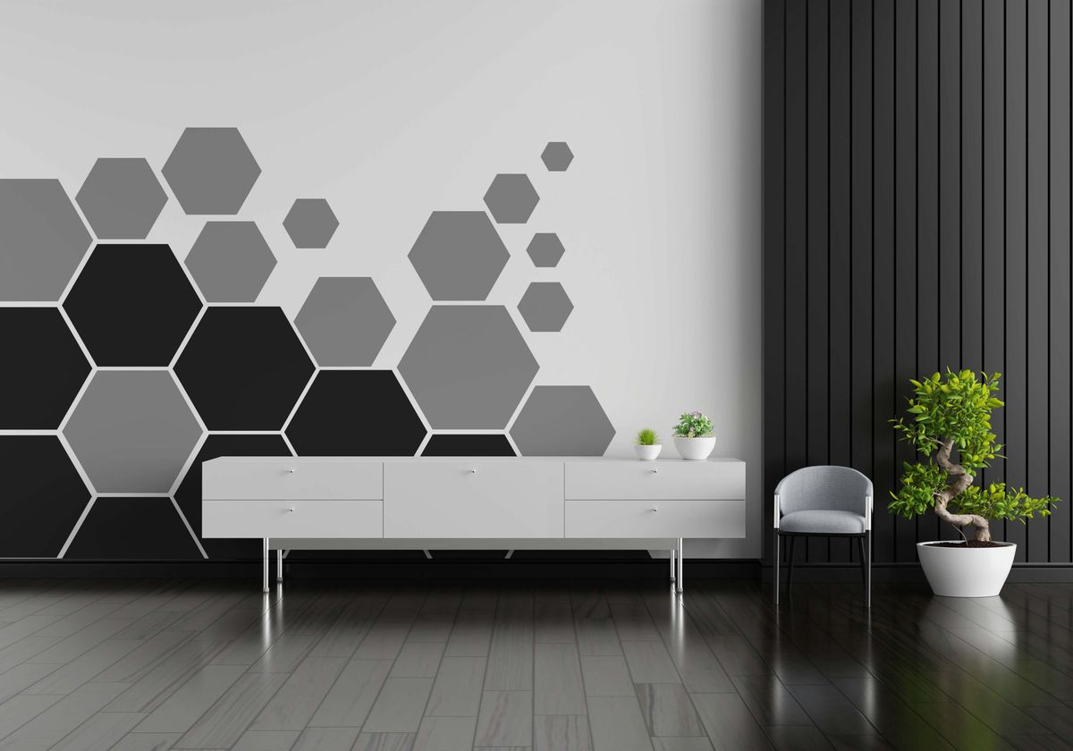 Hexagon Stencil - Image 1