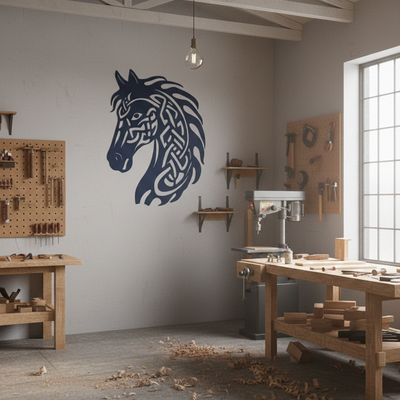 Stencil de Cabeça de Cavalo