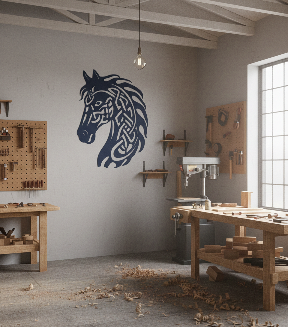 Horse Head Stencil - Image 1
