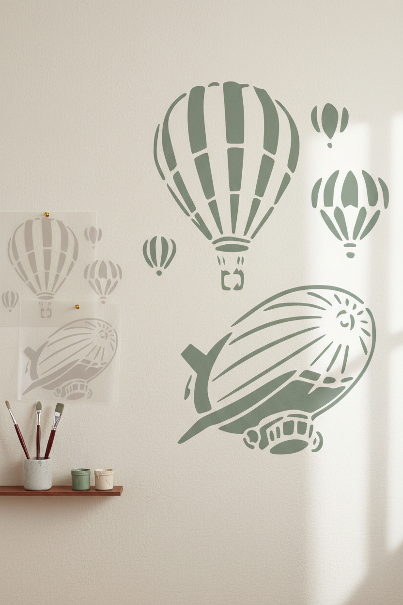 Aerostat Balloon Stencil - Image 3