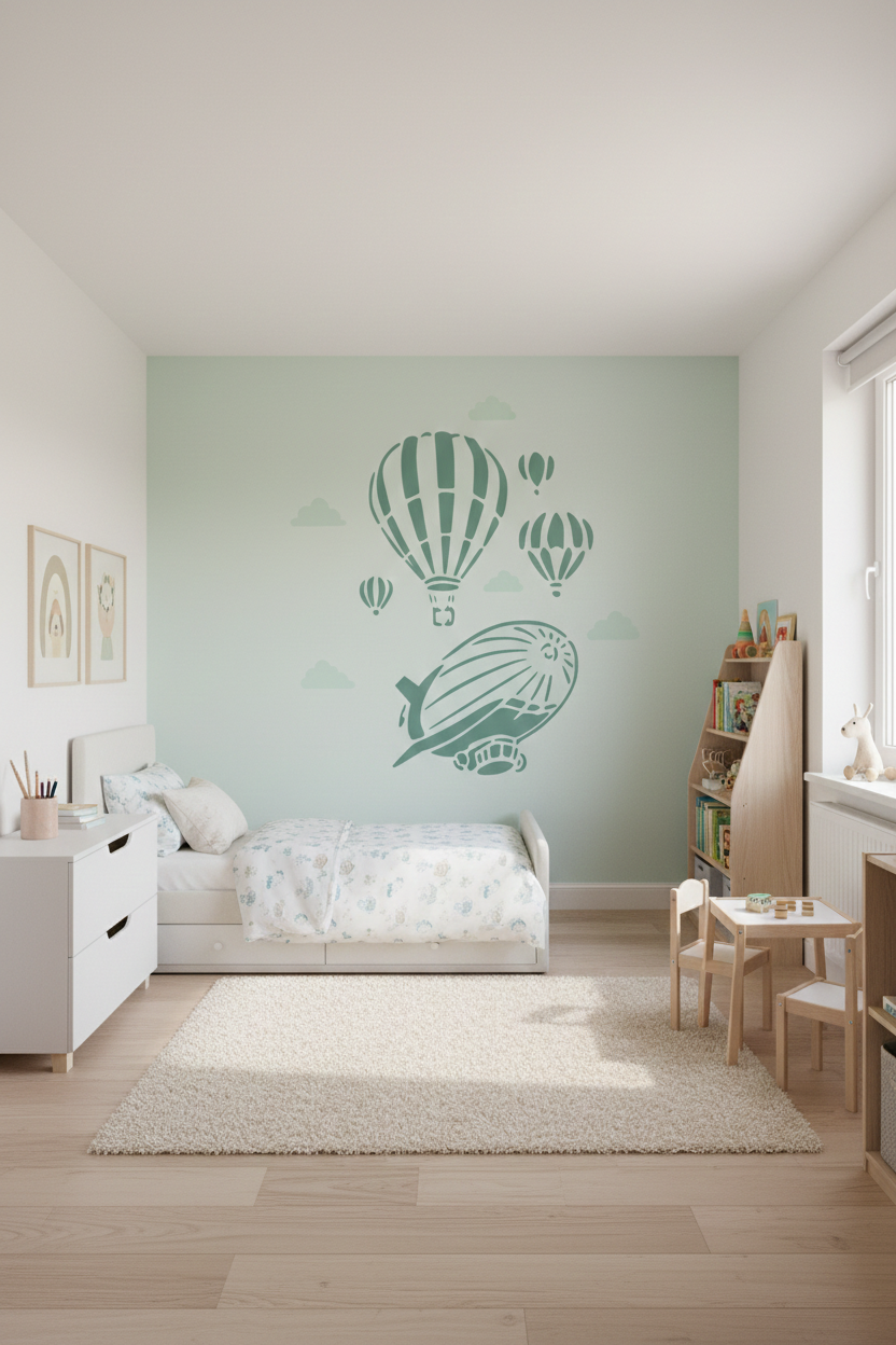 Aerostat Balloon Stencil - Image 1