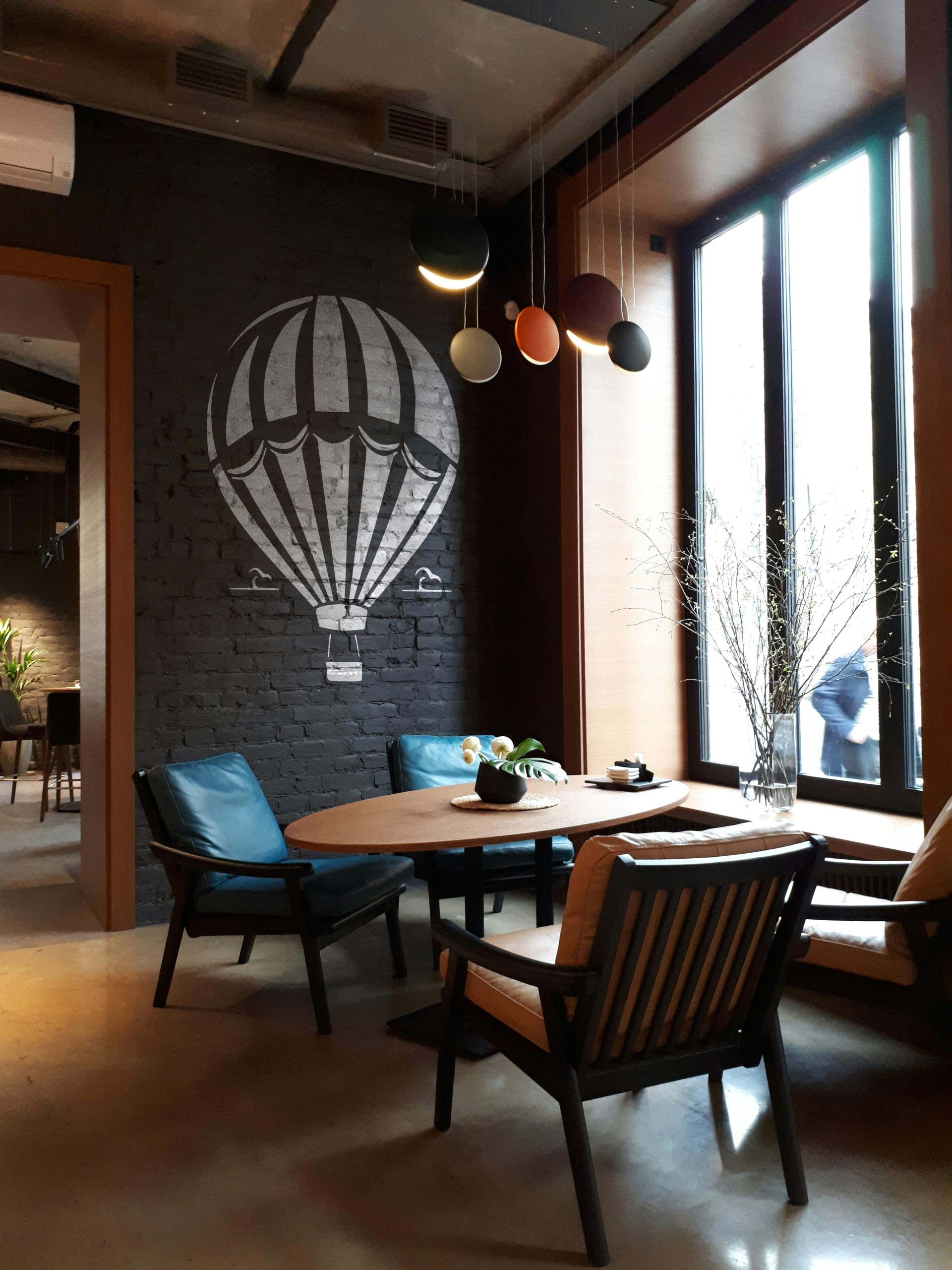 Hot Air Balloon Stencil