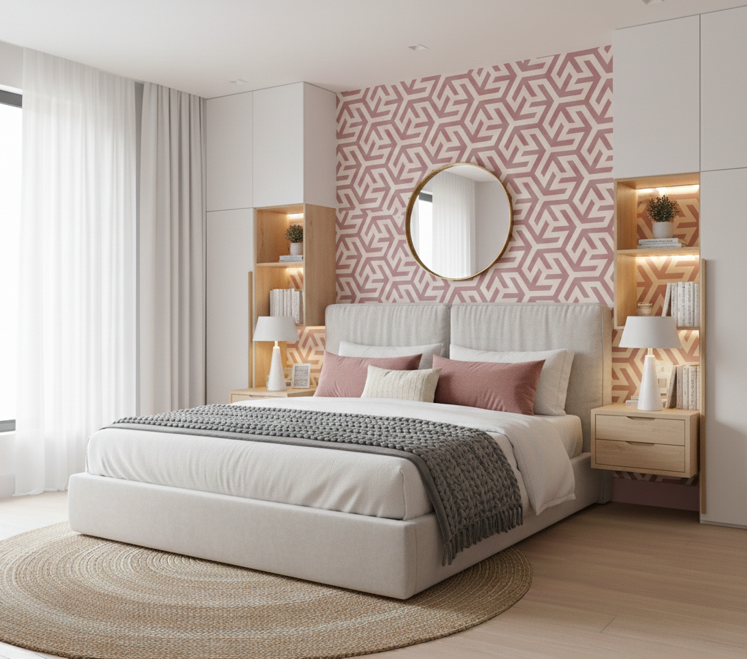 Interlocking Arrows Pattern Stencil - Image 2