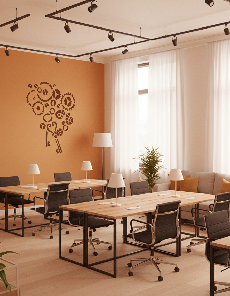 Keys and Gears Stencil - Image 3