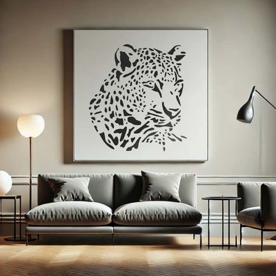 Stencil de Leopardo
